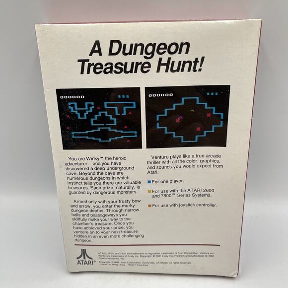 Venture Atari 2600 NEW Factory Sealed - 1982 Classic! - Picture 4 of 8